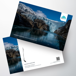 Postal Glaciar en Isla Santa Inés I