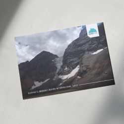 Postal Glaciar Colgante el Morado